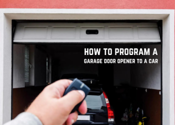 how to program a garage door opener to a car